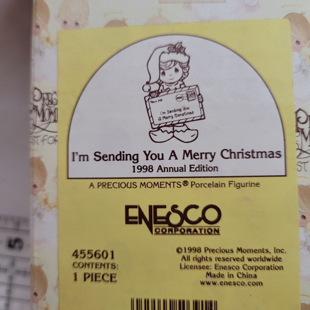 Precious Moments 1998 Annual Edition I'm Sending You A Merry Christmas 455601